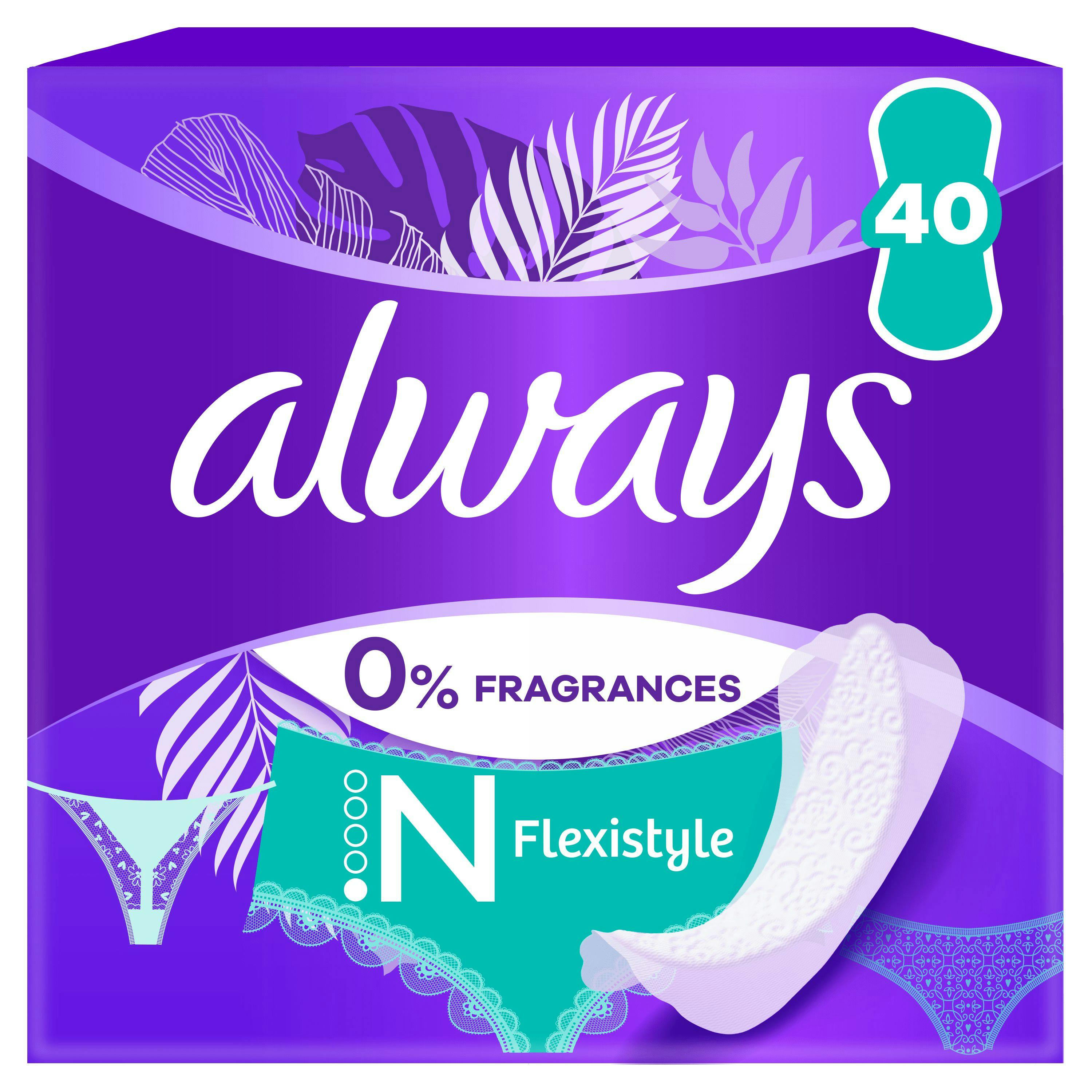 Always Dailies Discreet Flexistyle Inlegkruisjes Smal 40 st
