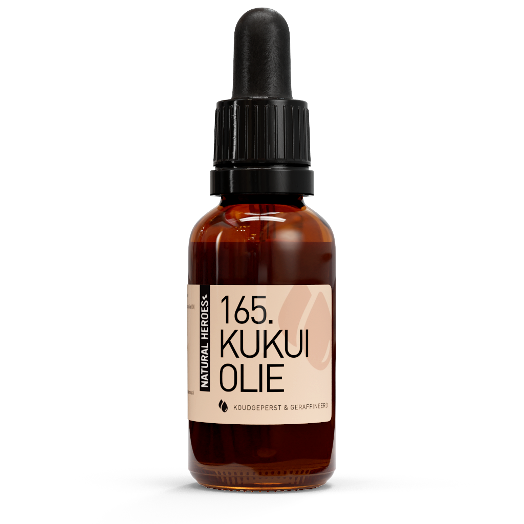Natural Heroes Kukui Olie (Koudgeperst & Geraffineerd) 30 ml