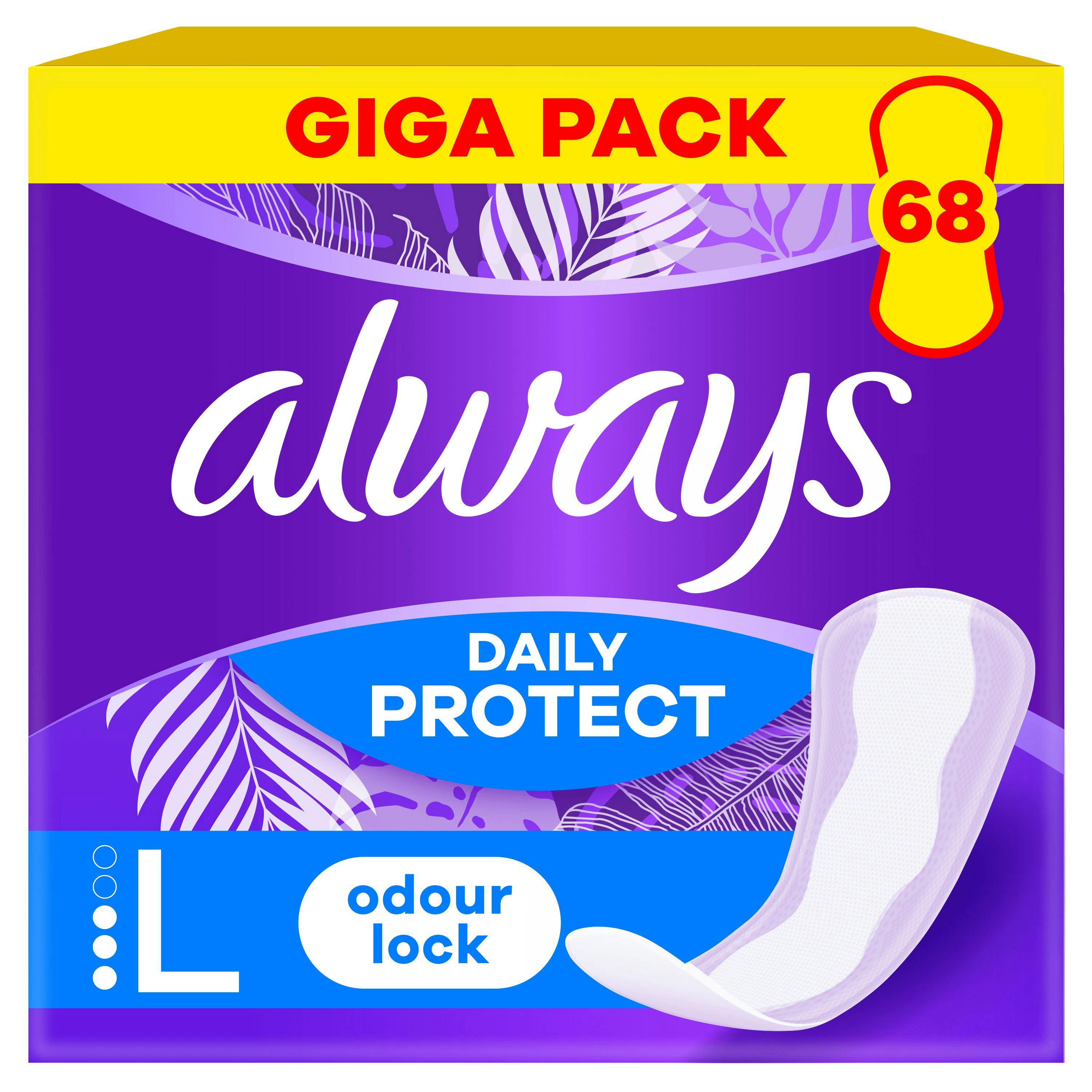 Always Dailie Extra Protect Large Inlegkruisjes 68 st