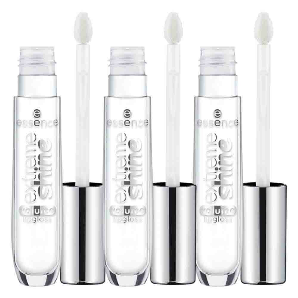 Essence 3x  Extreme Shine Volume Lipgloss 01 Crystal Clear 5 ml