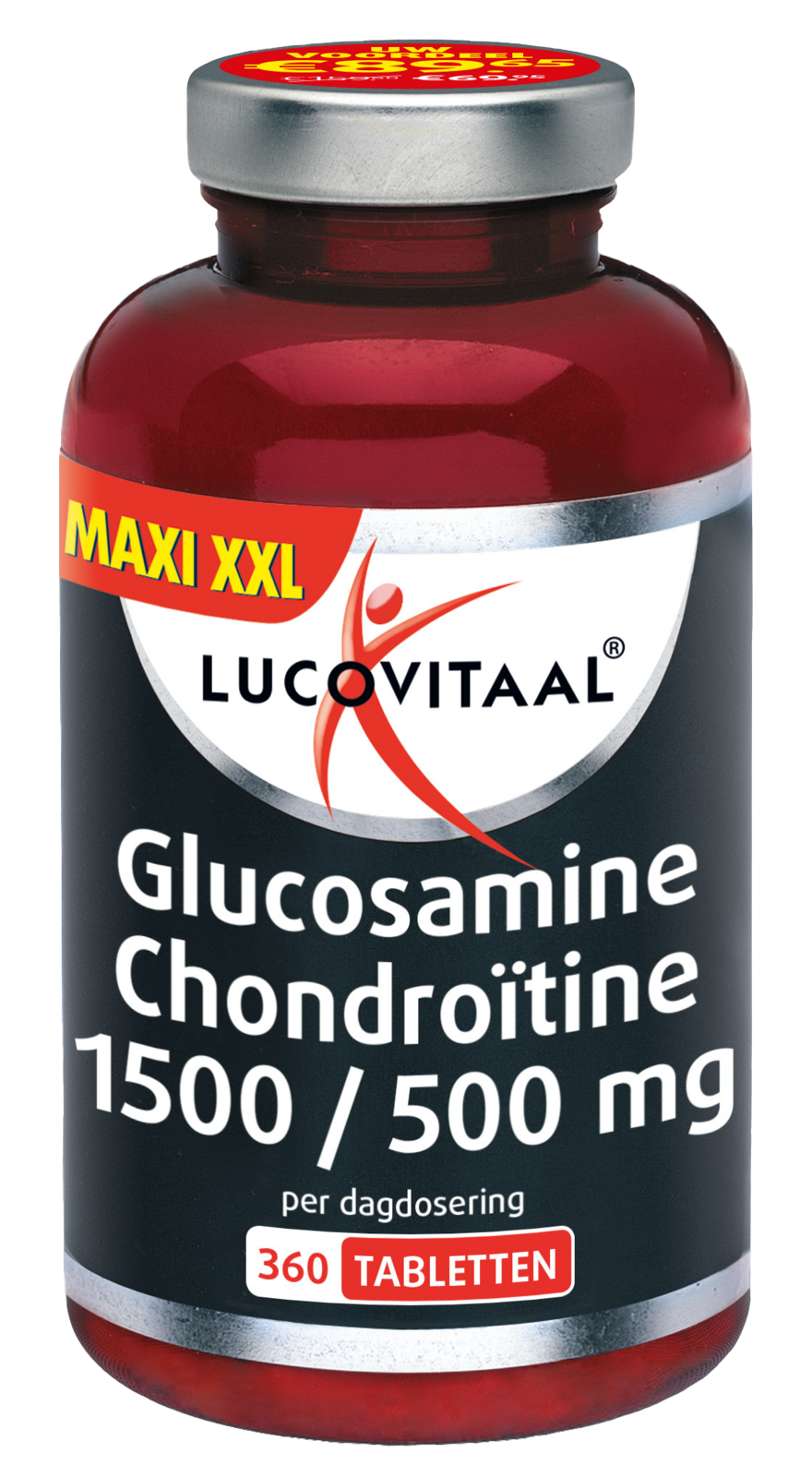 Lucovitaal Glucosamine Chondroïtine 1500/500mg Tabletten