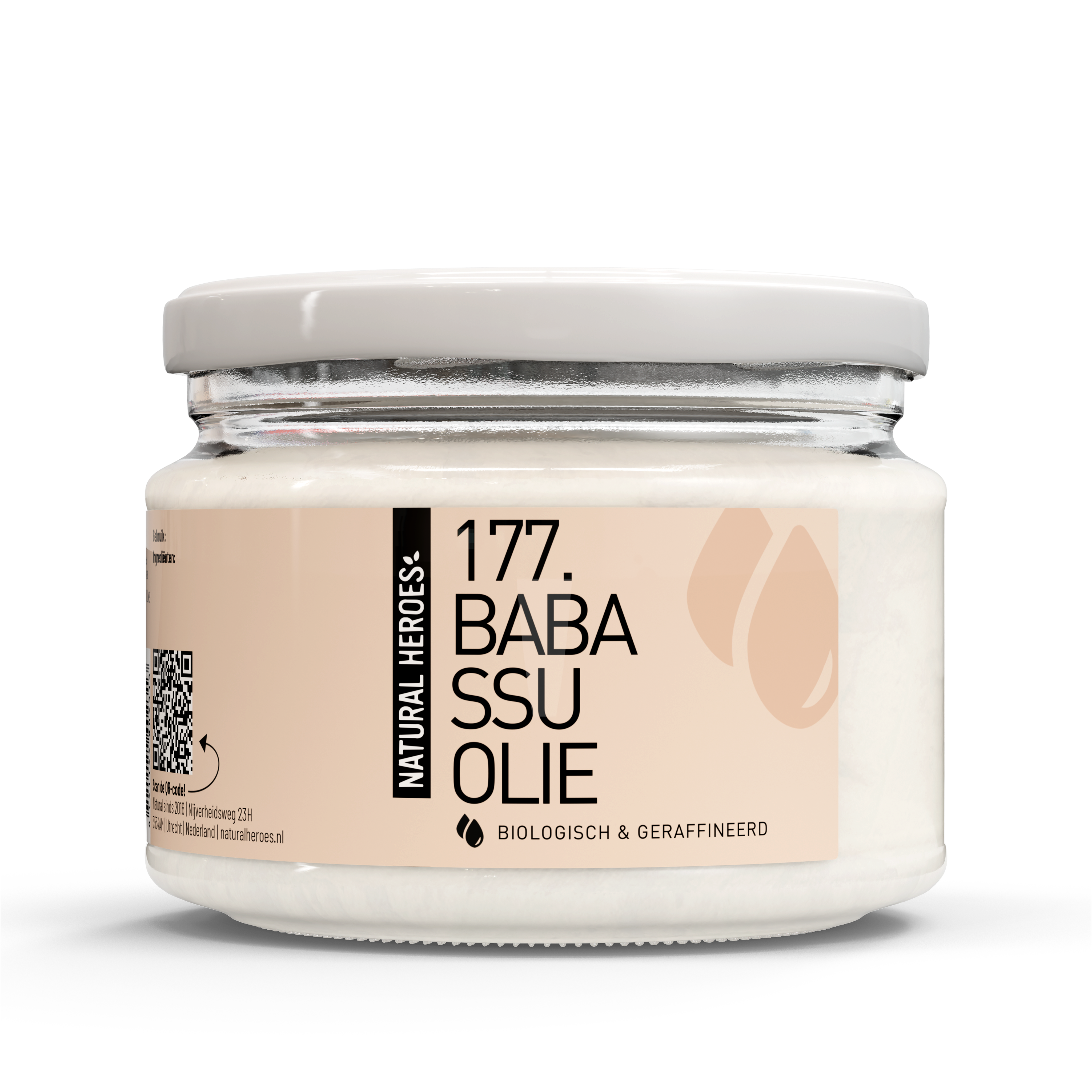 Natural Heroes Babassu Olie (Biologisch & Geraffineerd) 250 ml