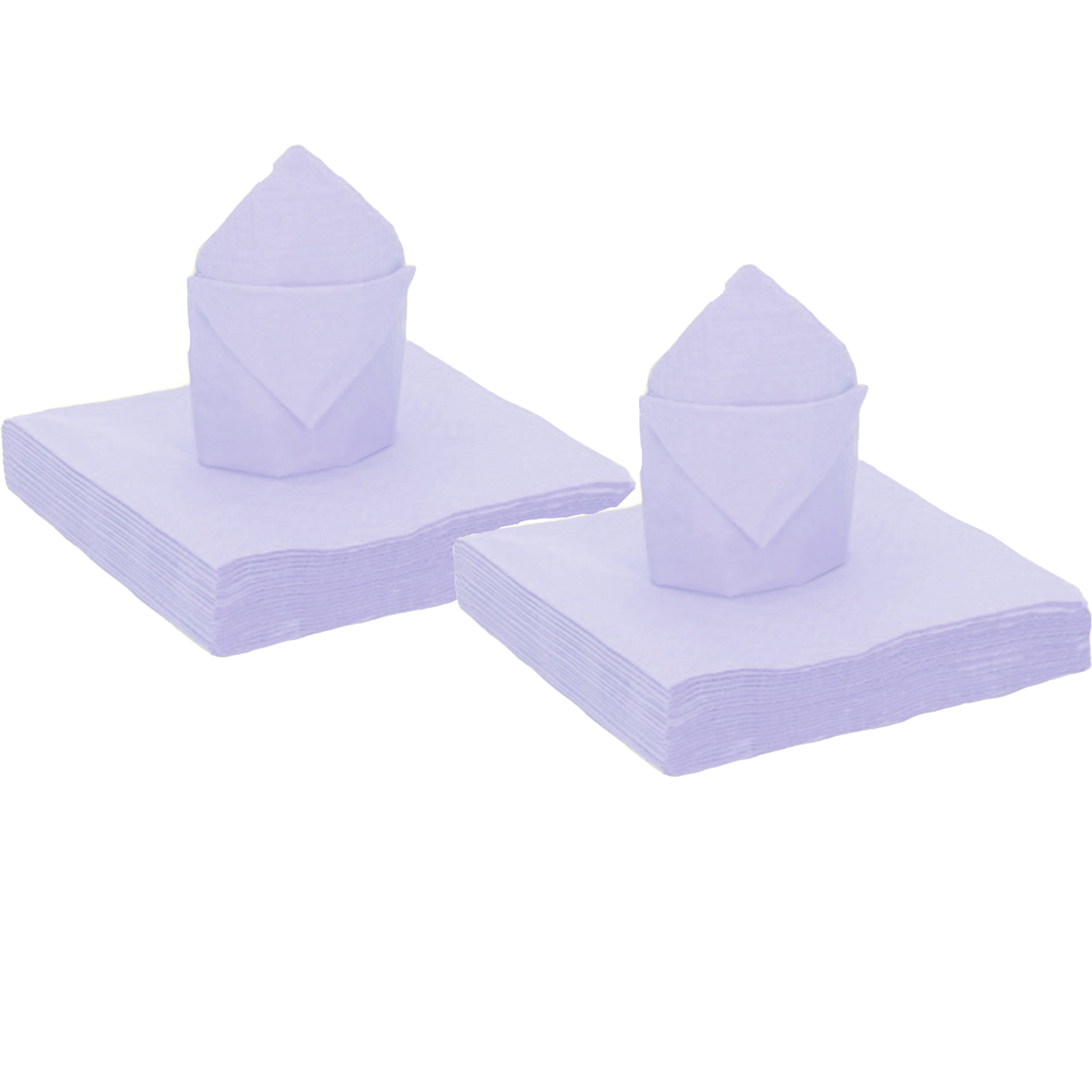 Santex Feest servetten - 40x stuks - lila - x cm - papier -