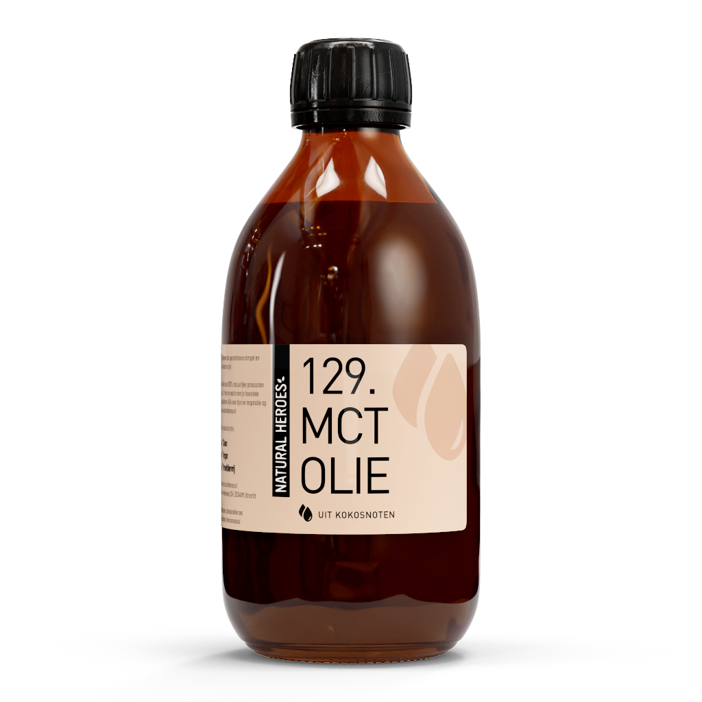 Natural Heroes MCT Olie / Gefractioneerde Kokosolie (Food Grade) 300 ml