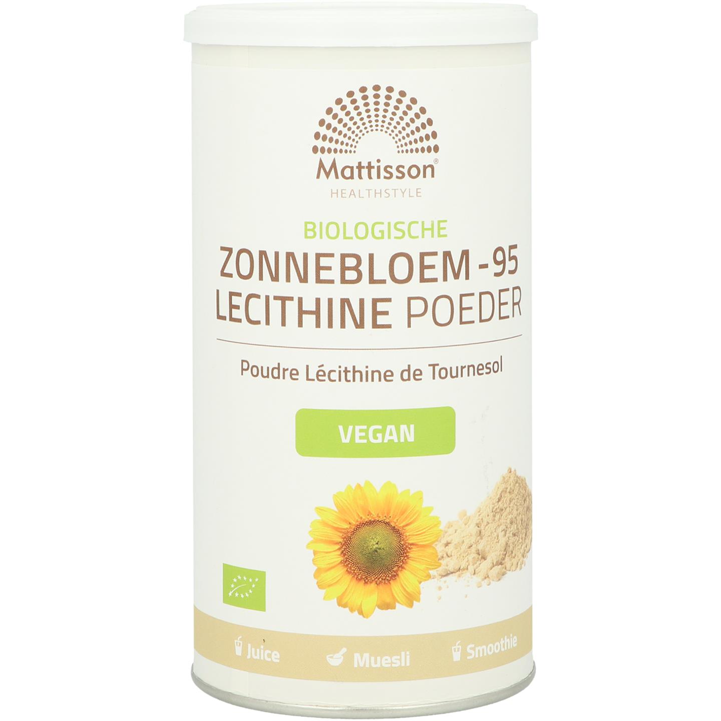 Mattisson Biologische Zonnebloem-95 Lecithine poeder
