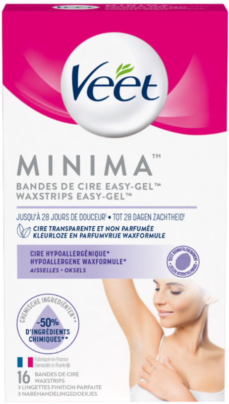 Veet Minima waxstrips oksels 16 stuks
