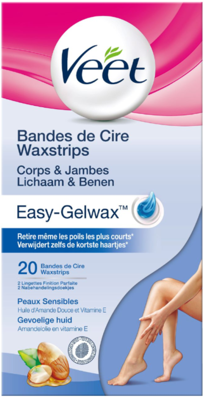 Veet Waxstrips koud benen gevoelige huid 20 stuks