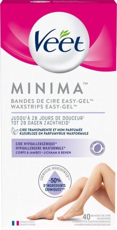 Veet Minima waxstrips lichaam-benen 40st