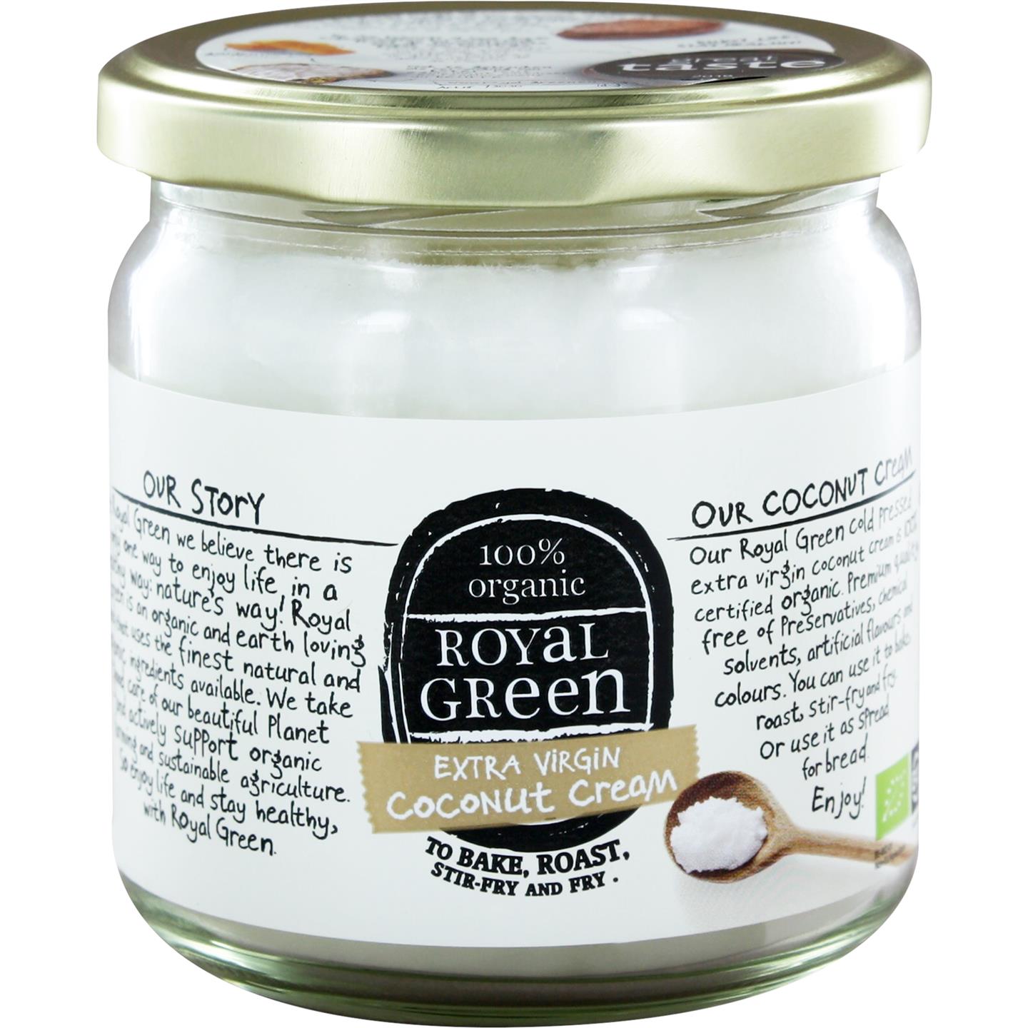 Royal Green Coconut cooking cream Extra Virgin BIO