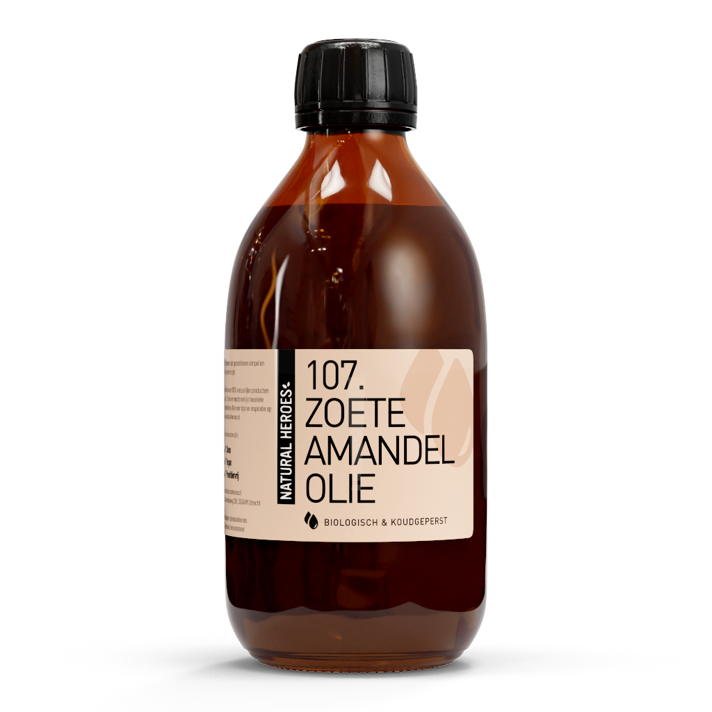Natural Heroes Zoete Amandelolie (Biologisch & Koudgeperst) 300 ml