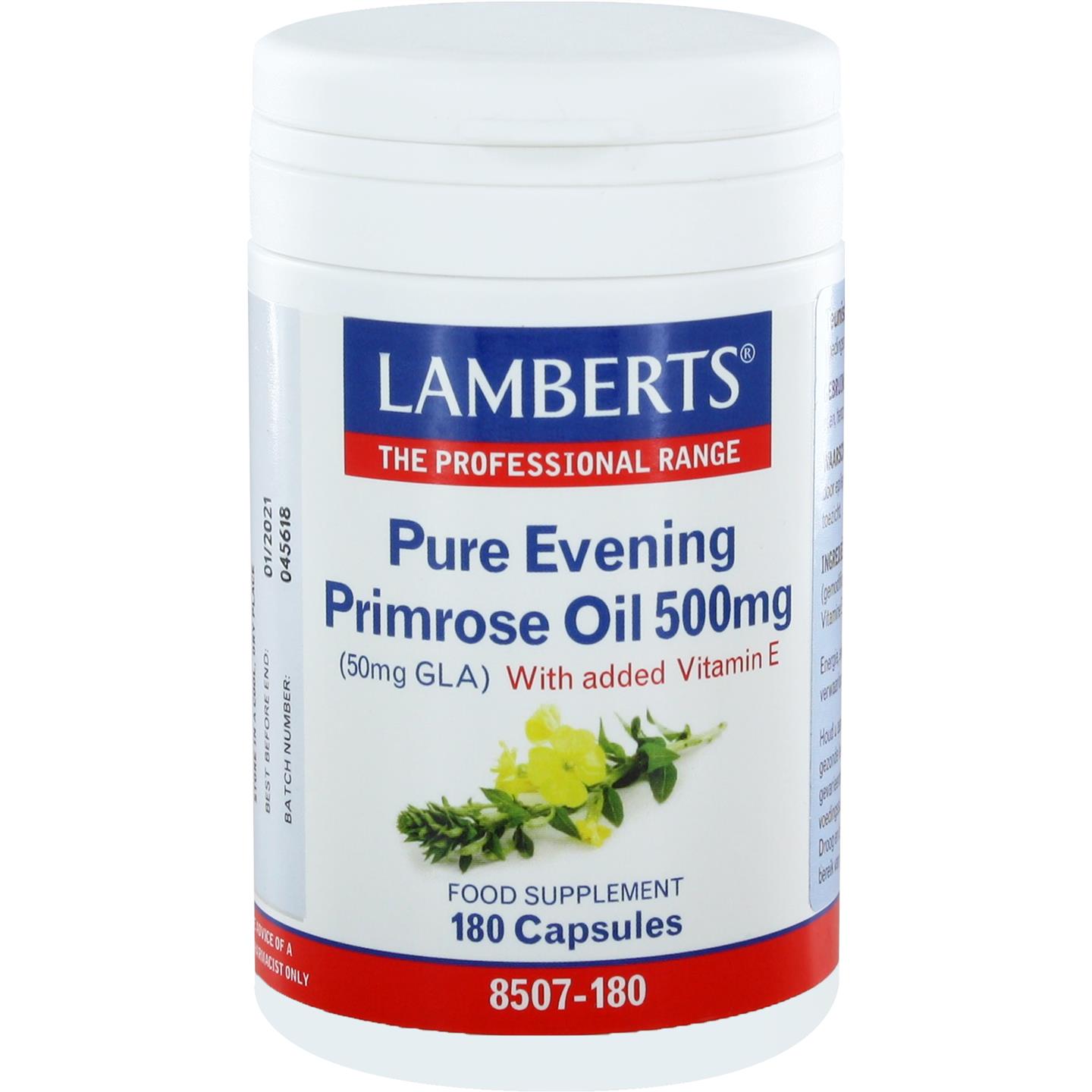Lamberts Teunisbloemolie 500 mg