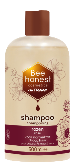 De Traay Bee honest shampoo rozen 500ml