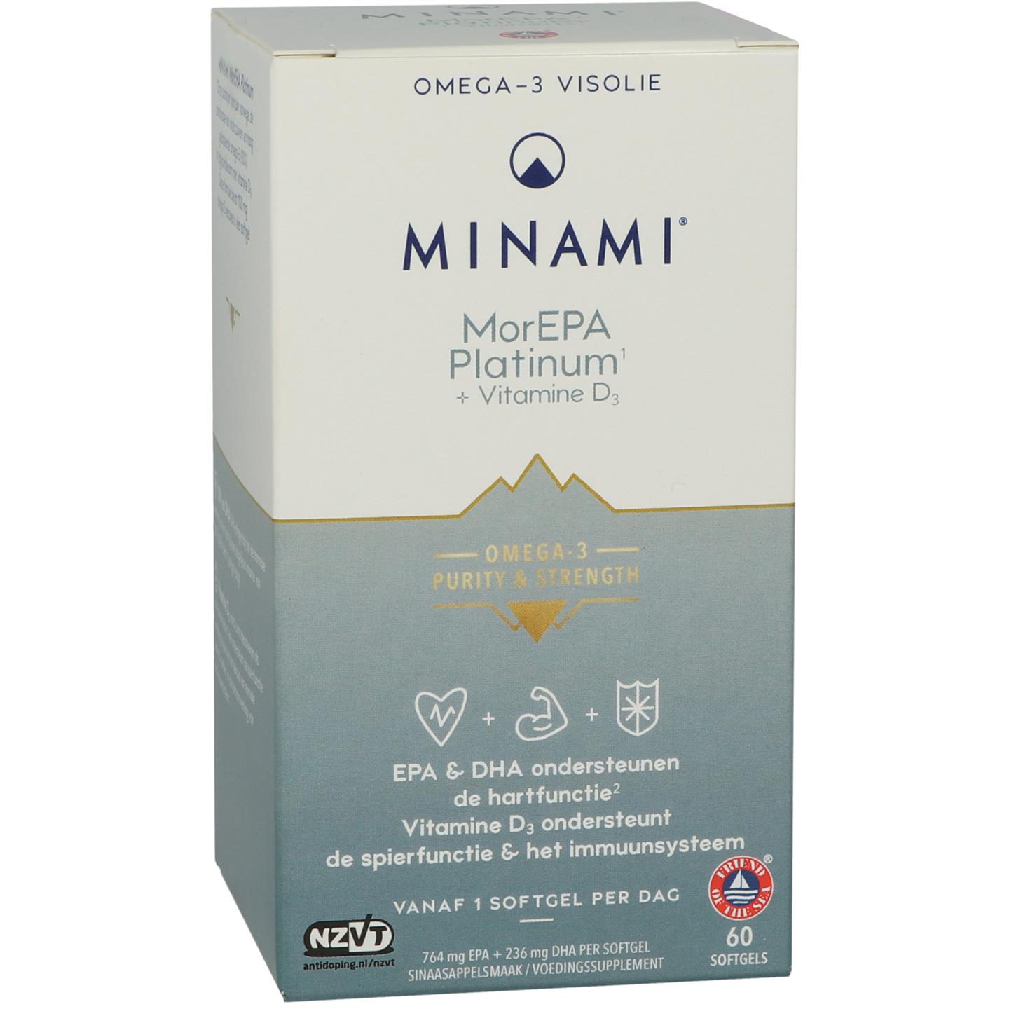 Minami MorEPA Platinum + Vitamine D3