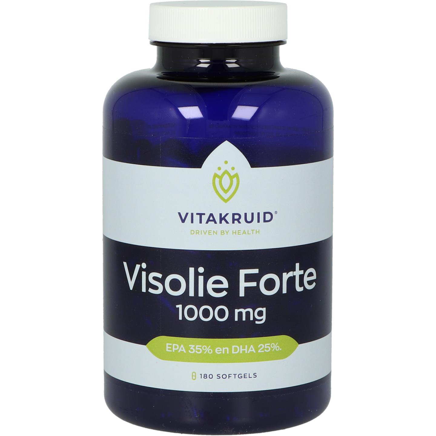 VitaKruid Visolie Forte 1000 mg EPA35%-DHA25%
