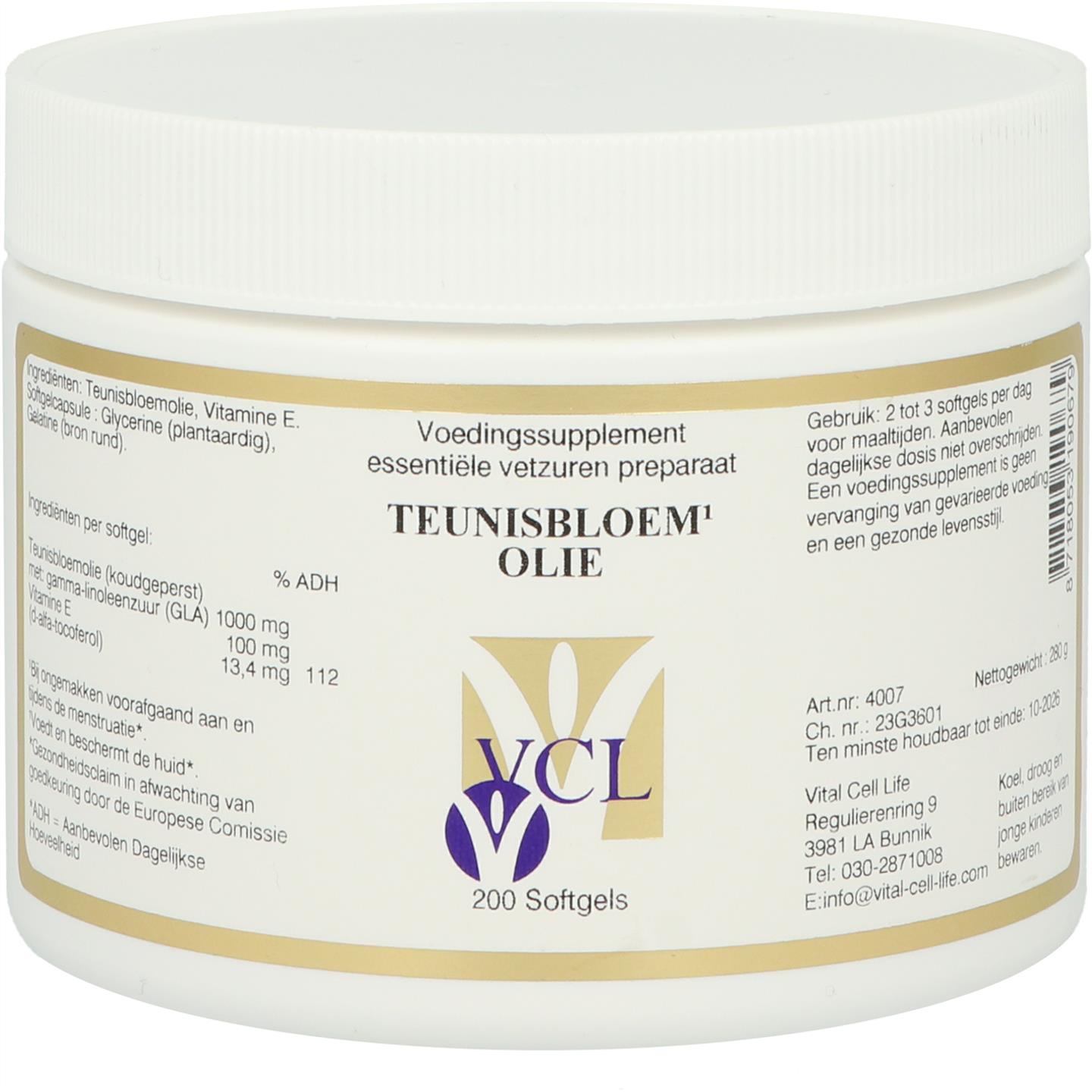 VCL/ Vital Cell Life Teunisbloemolie