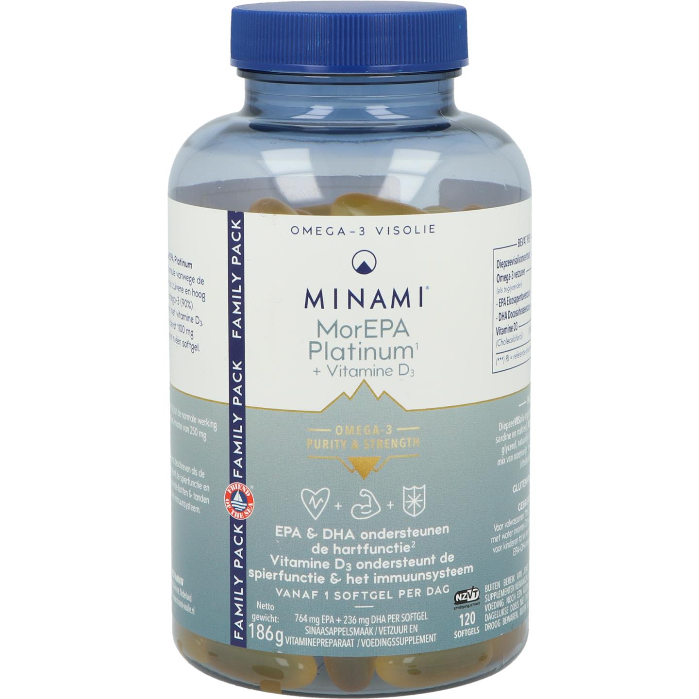 Minami MorEPA Platinum + Vitamine D3