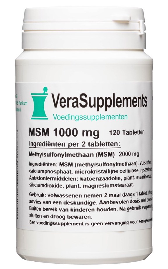 VeraSupplements MSM 1000 Tabletten