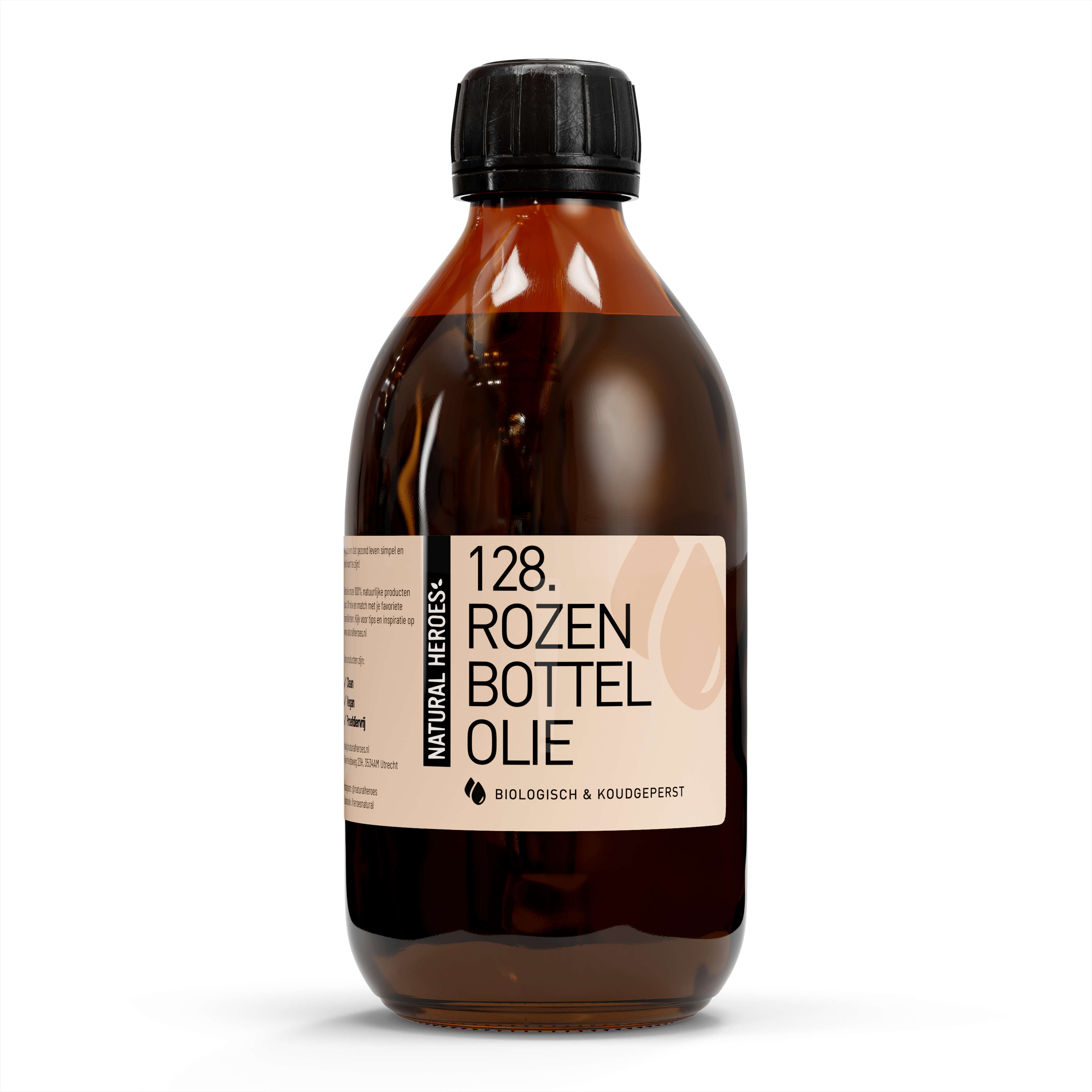 Natural Heroes Rozenbottelolie (Biologisch & Koudgeperst) 300 ml