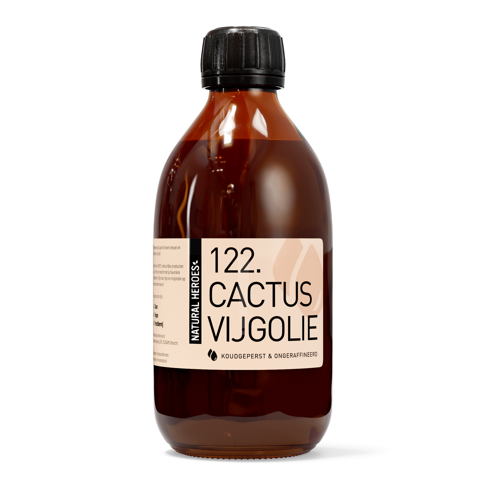 Natural Heroes Cactusvijgolie (Koudgeperst & Ongeraffineerd) 300 ml