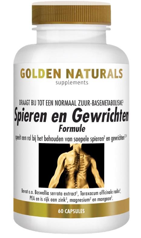 Golden Naturals Spieren & gewrichten 60 capsules