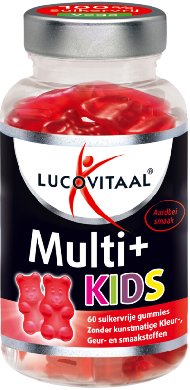Lucovitaal Multi+ kids gummies 60st