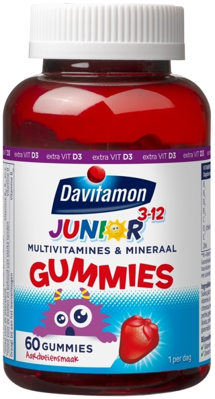 Davitamon Junior 3-12 gummies 60 tabletten