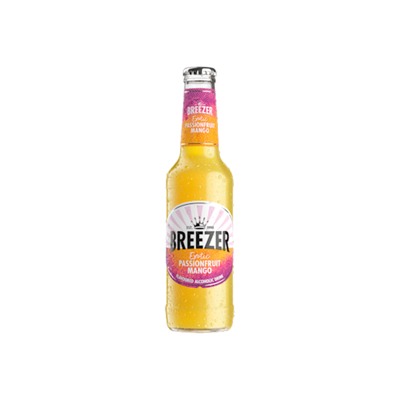 Bacardi Fles  Breezer Passionfruit Mango 275ml