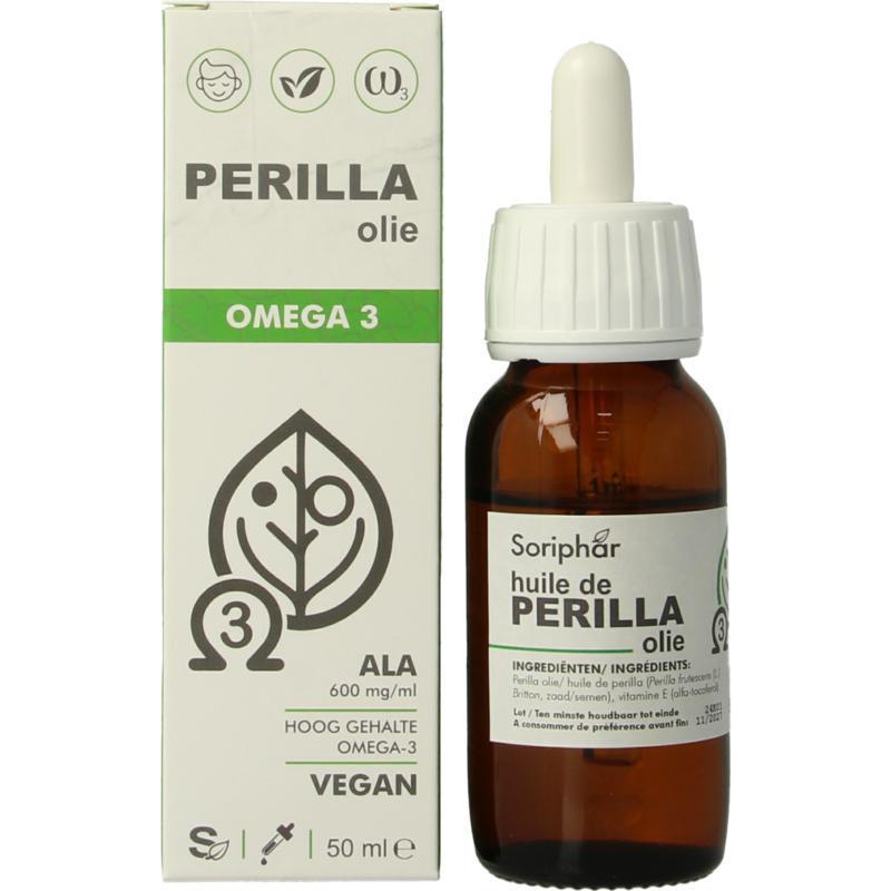 Soriphar Perilla olie omega 3 bio 50 ML