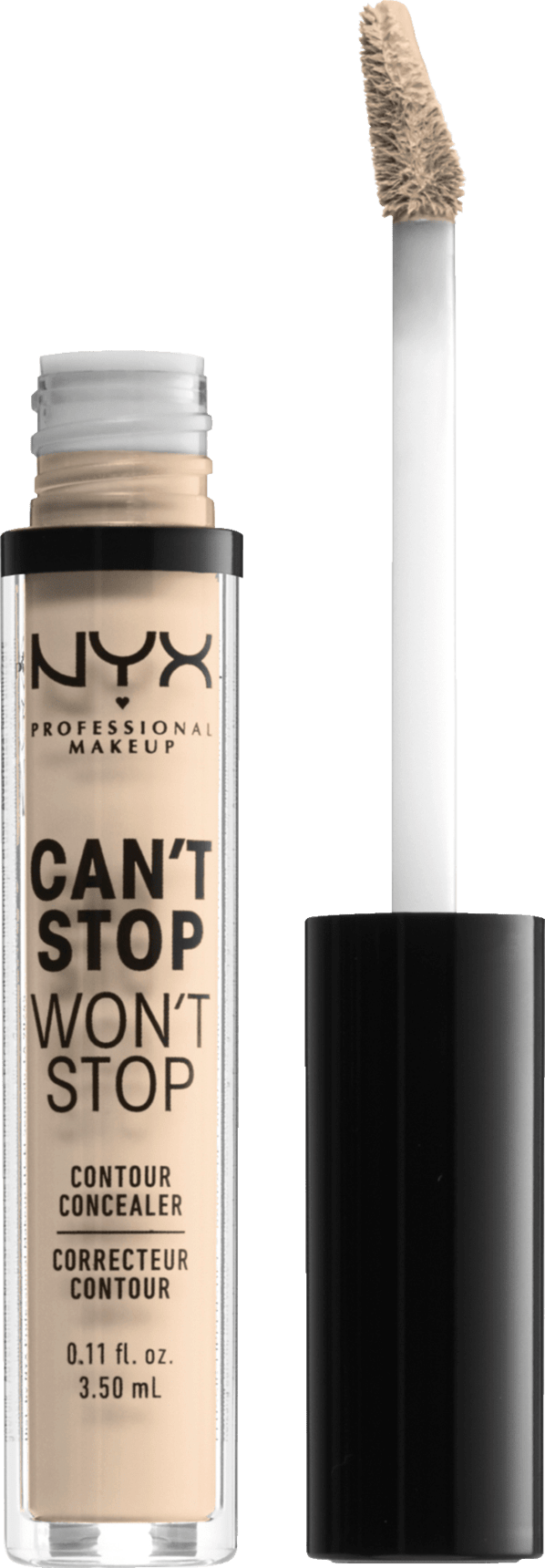 NYX Can't Stop Won't Stop Contour Concealer Light Ivory 3,5 ml
