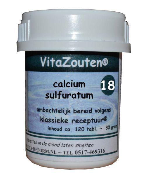 Vita Reform Calcium sulfuratum vitazout nr. 18 120 Tabletten