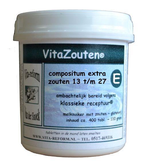 Vita Reform Vitazouten compositum extra 13 t/m 27 400 Tabletten