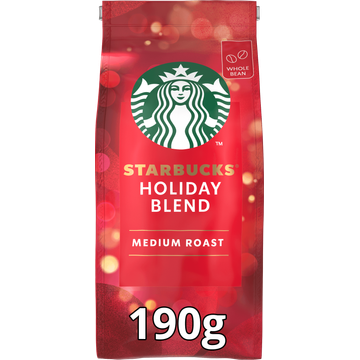 Starbucks tarbucks Holiday Blend Medium Roast Koffiebonen Limited Edition 190g bij Jumbo