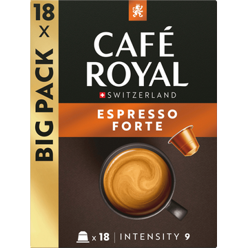 Cafe Royal afe Royal Espresso Forte 18 Capsules 93 g bij Jumbo