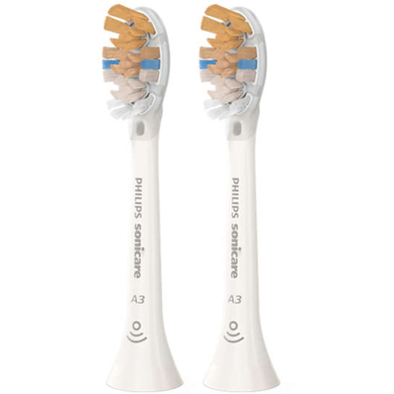 Philips A3 Premium All-in-One HX9092/10 2x Witte sonische opzetborstels