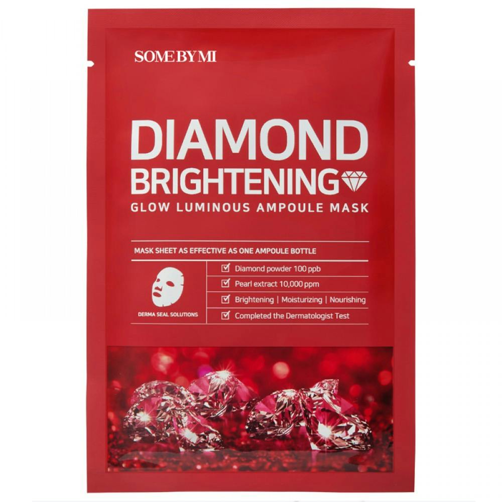 Some By Mi Red Diamond Brightening Glow Lumious Ampoule Mask 1 st