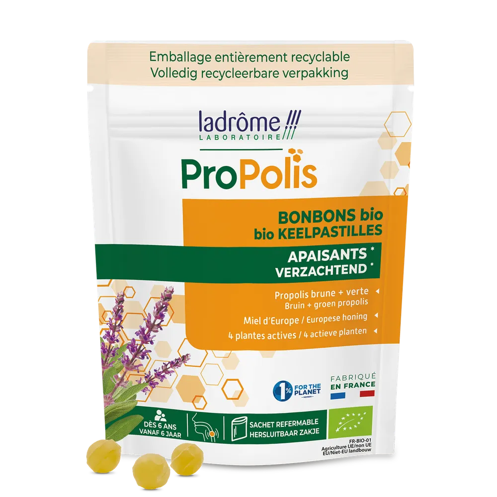Ladrôme Propolis Keelpastilles Bio