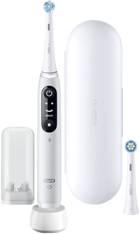 Oral-B iO Series 6N Wit + extra iO Gentle Care opzetborstel