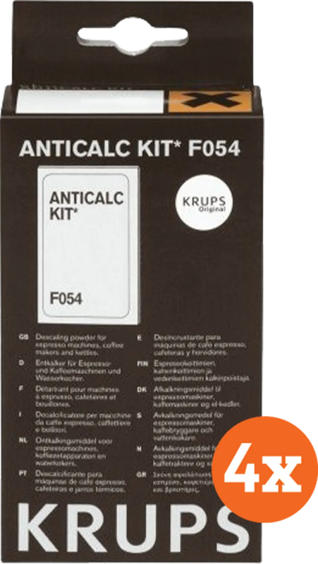Krups Ontkalkingsset F054 4 stuks