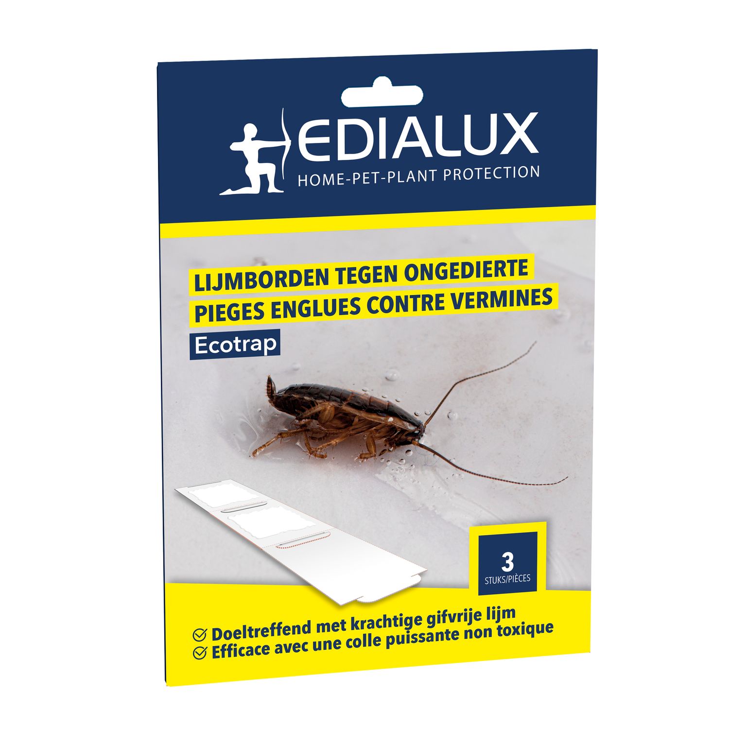 Edialux Ecotrap Ongedierte 3 Stuks