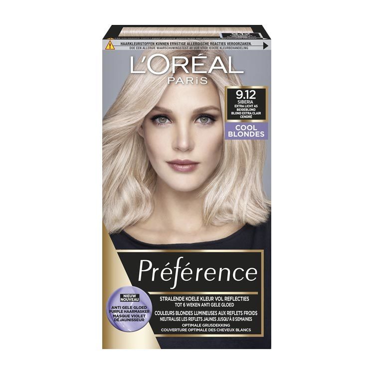 L'Oréal Paris Cool blondes 9.12 siberia 1 Stuks