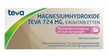Teva Magnesiumhydroxide 724 mg 100 Tabletten