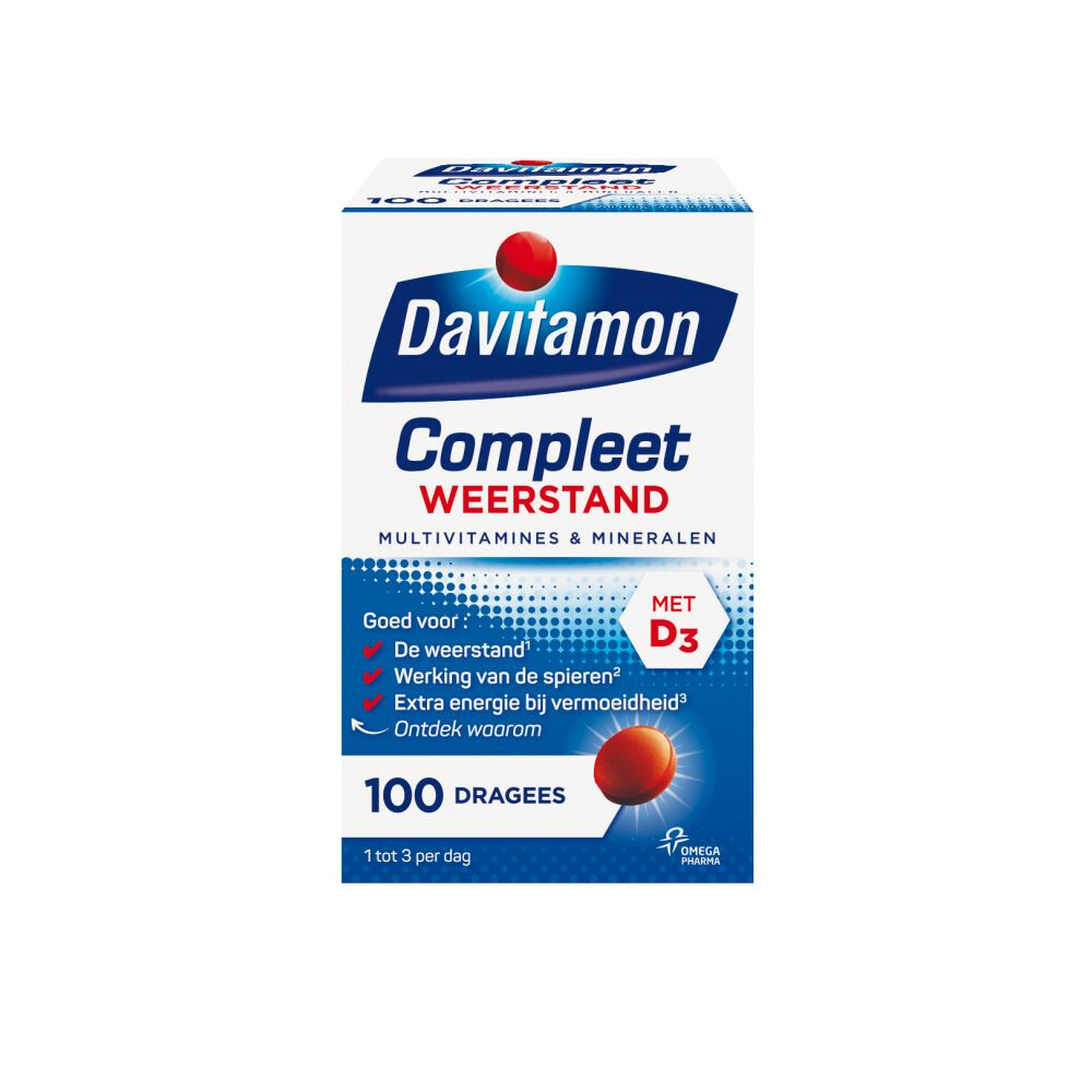 Davitamon Gratis Verzending: 4x  Compleet Weerstand 100 stuks