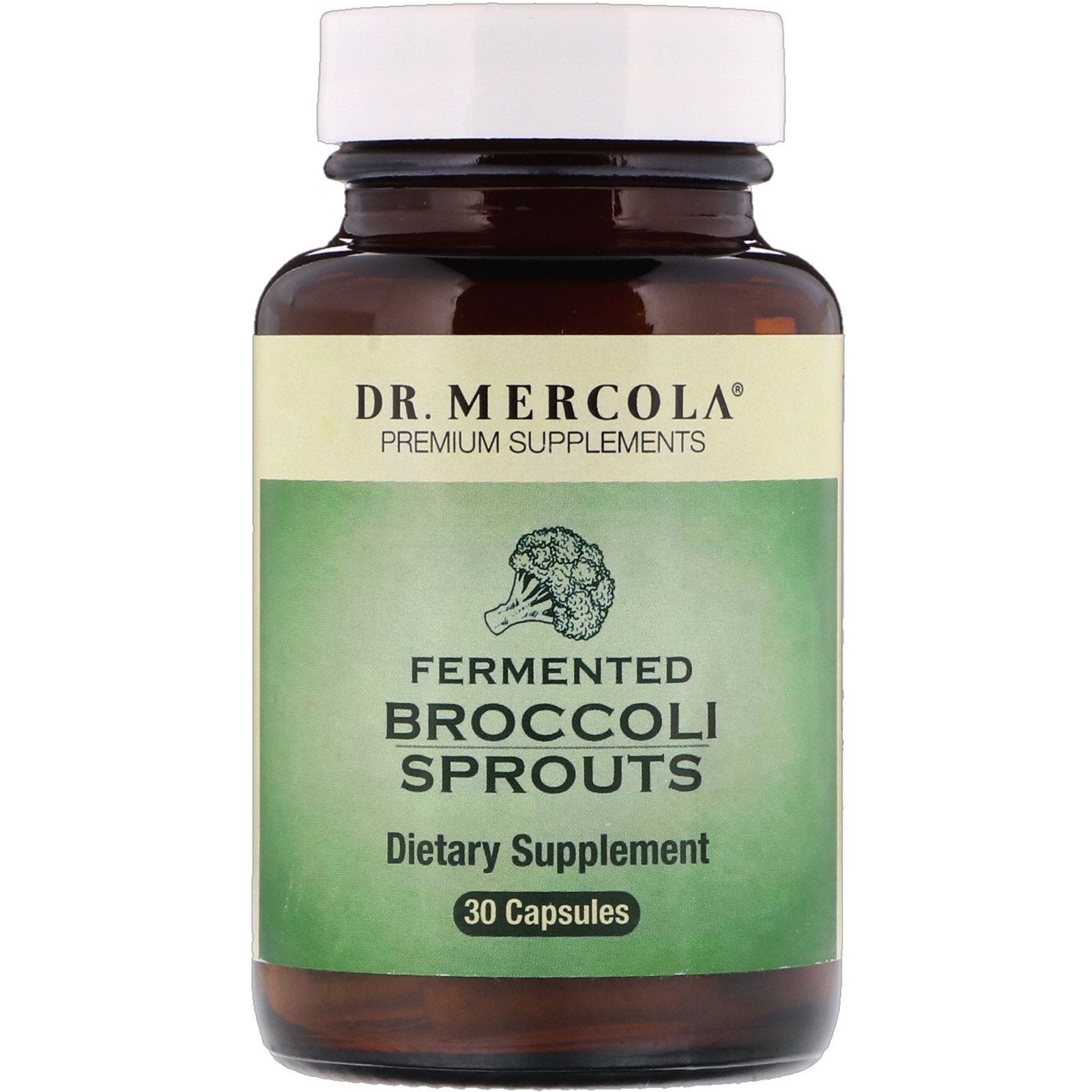 Dr. Mercola Fermented Broccoli Sprouts (30 Capsules) - 