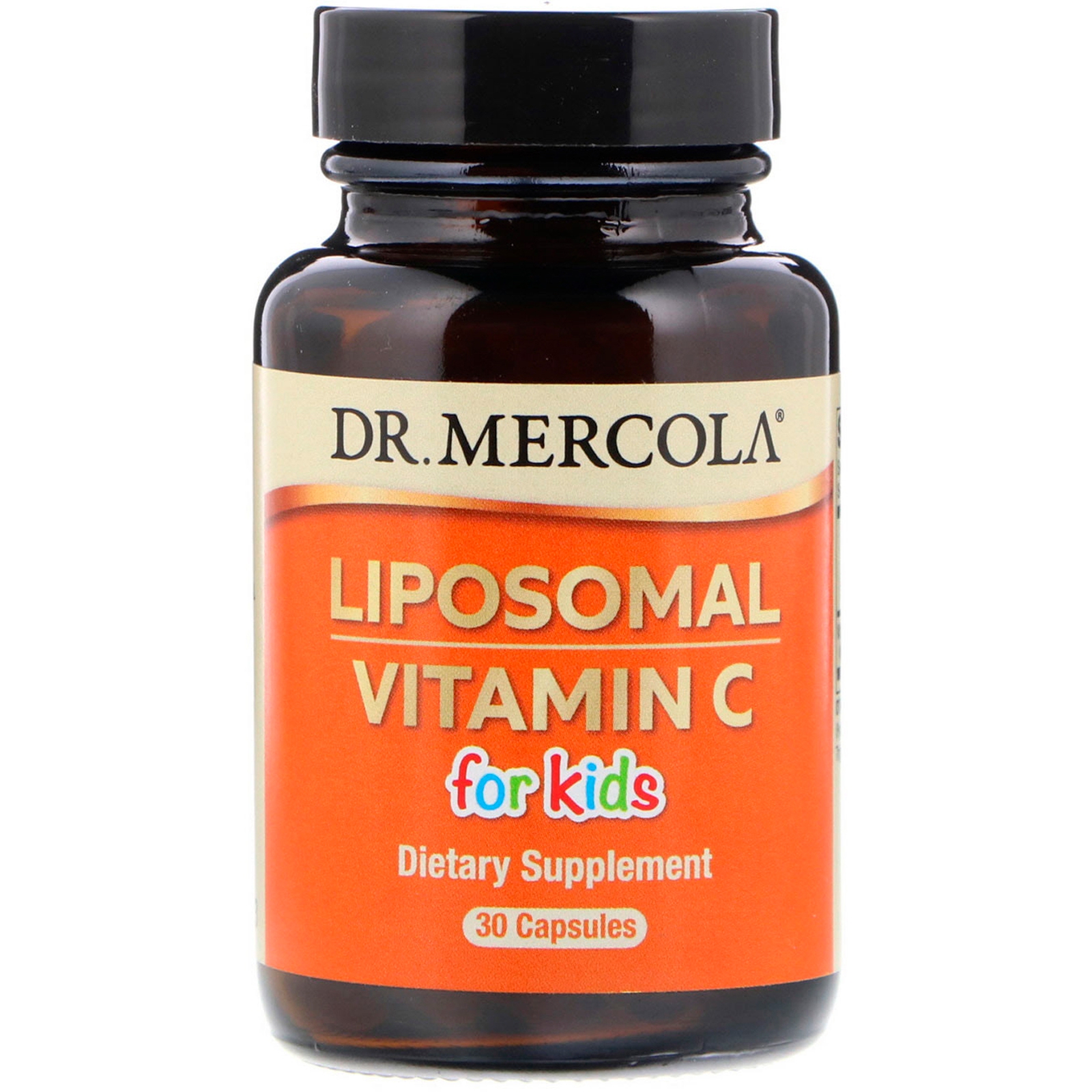 Dr. Mercola Liposomal Vitamin C for Kids 30 Capsules - 