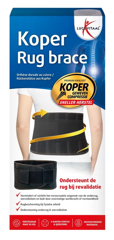Lucovitaal Koper Rug Brace
