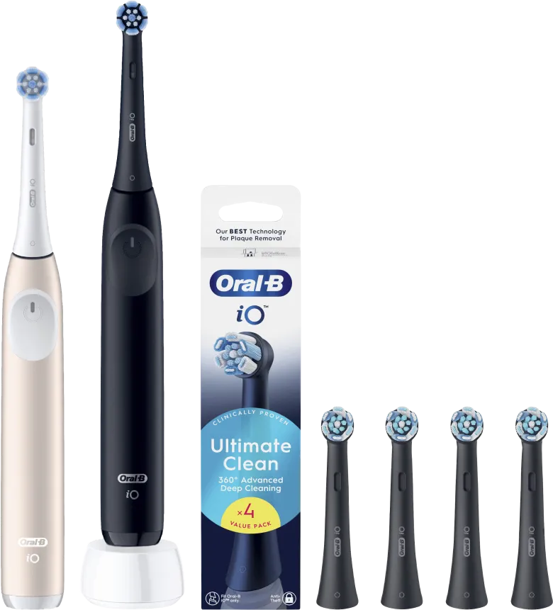 Oral-B iO 2 Duo Pack Zwart en Roze Value Pack