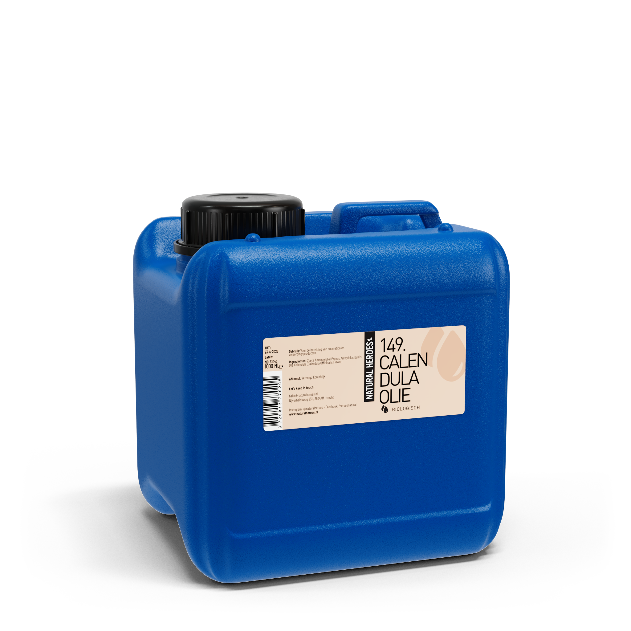 Natural Heroes Calendula Olie (Biologisch & Koudgeperst)