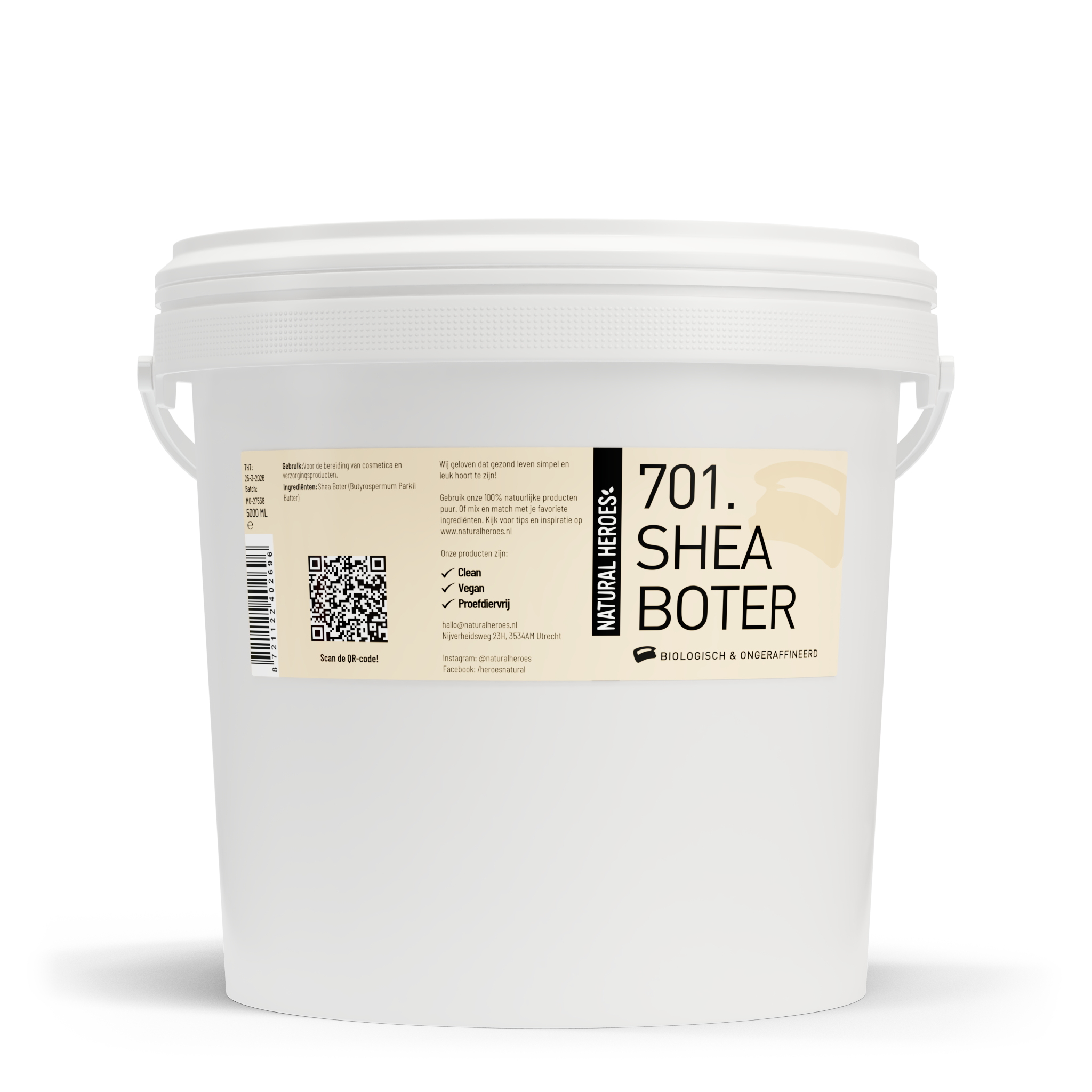 Natural Heroes Shea Butter (Biologisch & Ongeraffineerd)