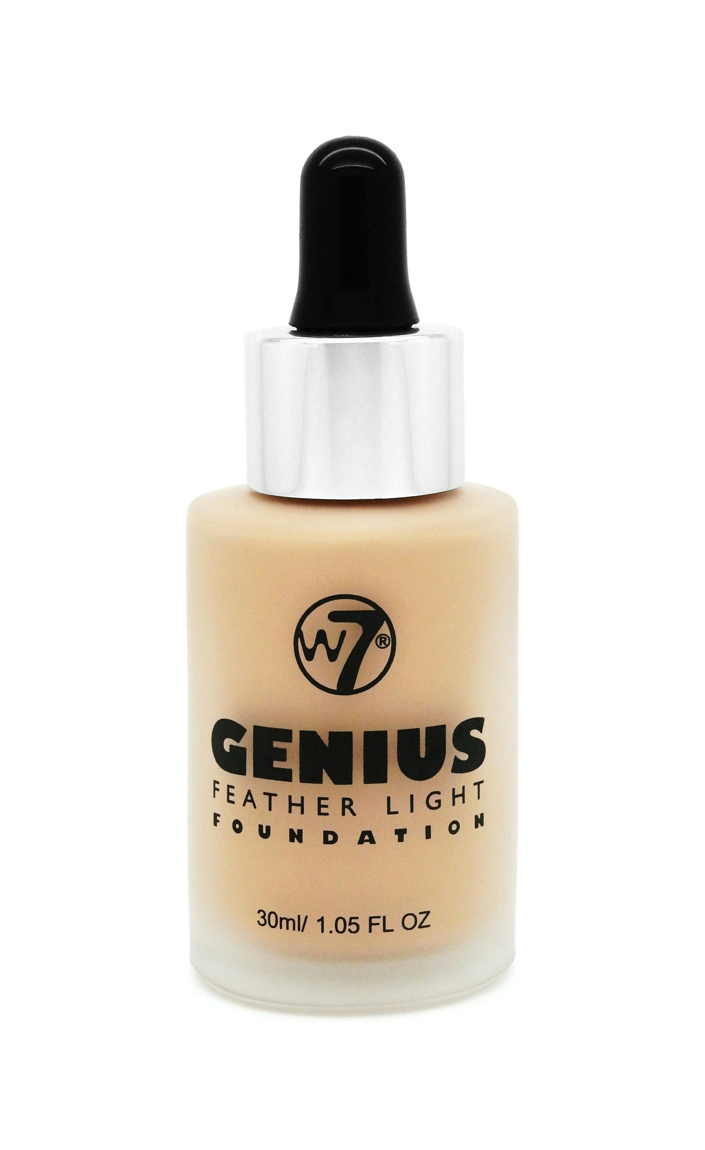 W7 Genius Foundation Fresh Beige 30 ml