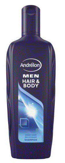 Andrelon Shampoo men hair & body 300ml